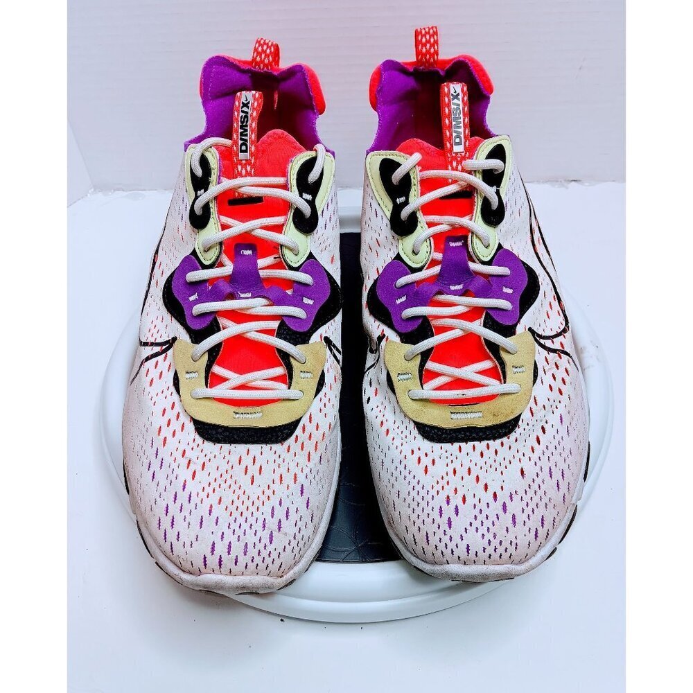 Nike React Vision Sneakers Mens Size 12 White/Red/Purple